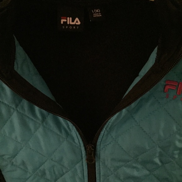 Fila girl’s hooded jacket, size L (14) - Picture 4 of 7